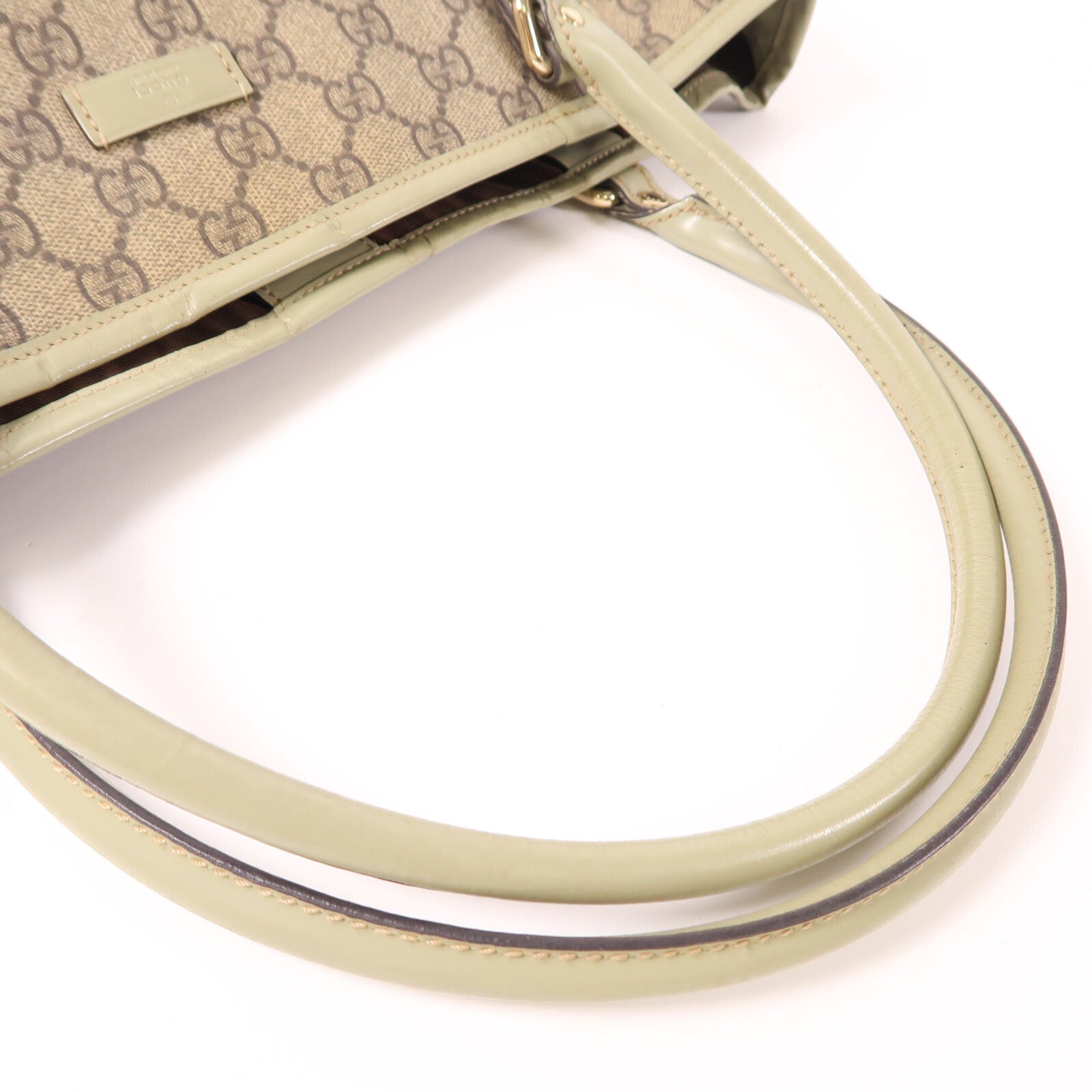 Gucci GG GHW Shoulder Tote Bag - Brown, Coated Canvas