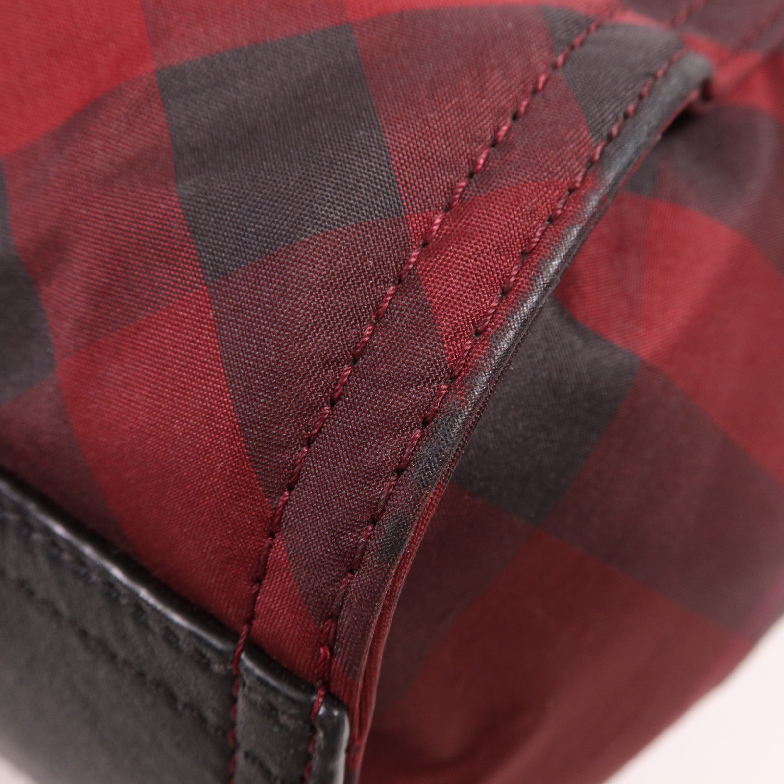 Burberry Shoulder Bag - Red/Black, Nylon