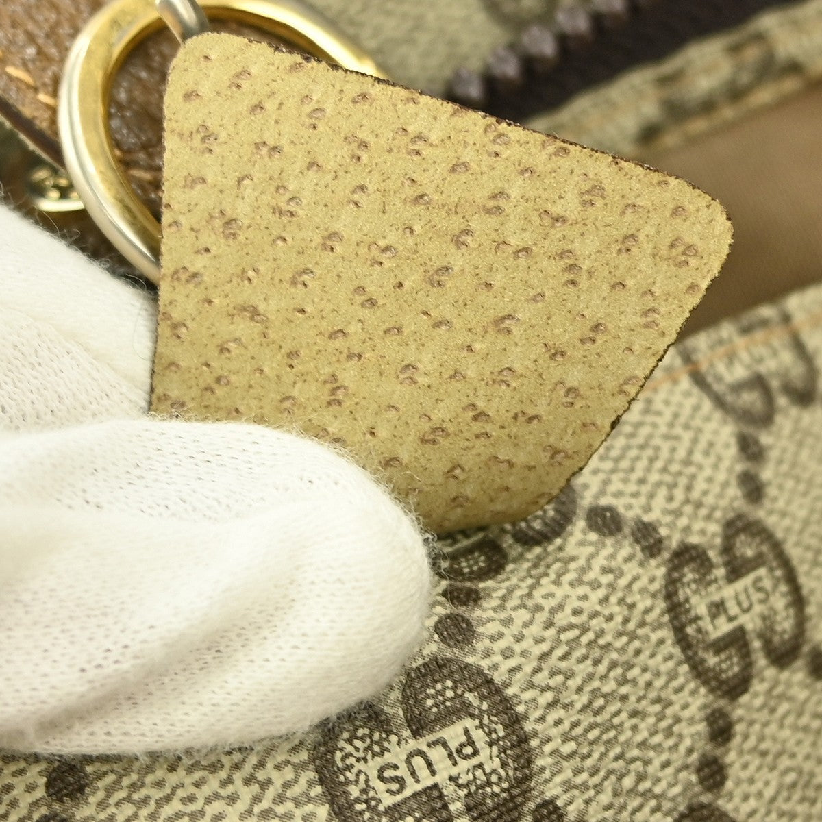 Gucci GG Tote Handbag - Beige, PVC