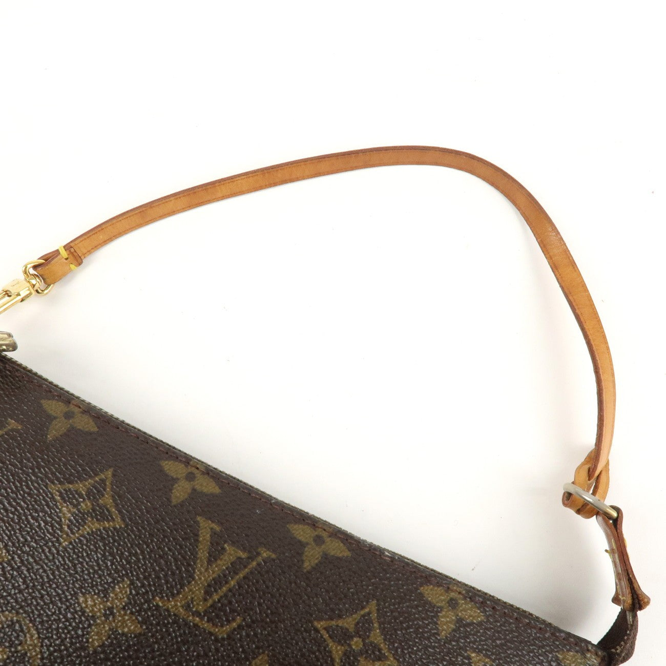 Louis Vuitton Pochette Hand Bag - Brown, Canvas