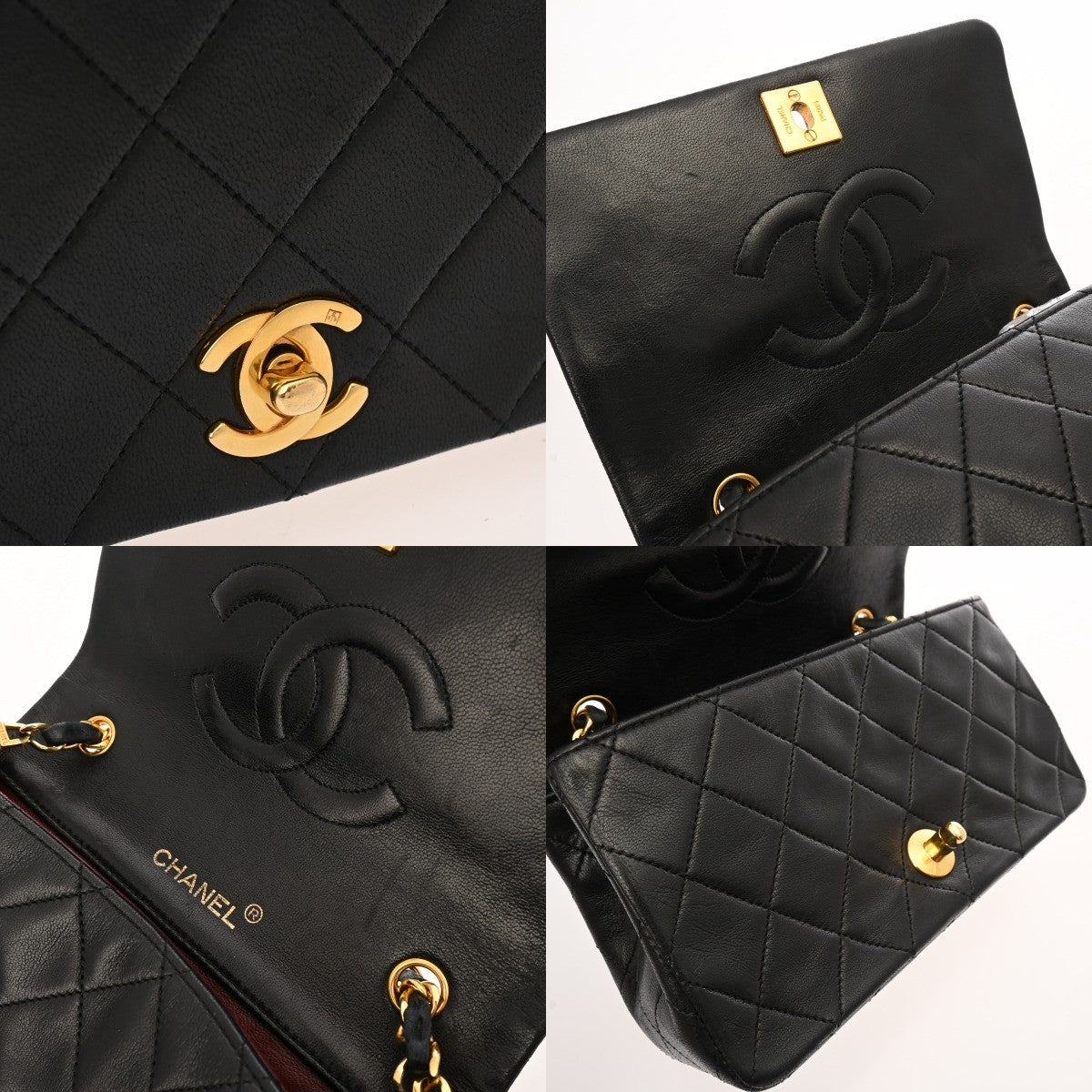 CHANEL ChainShoulder Shoulder Bag - Black, Lambskin