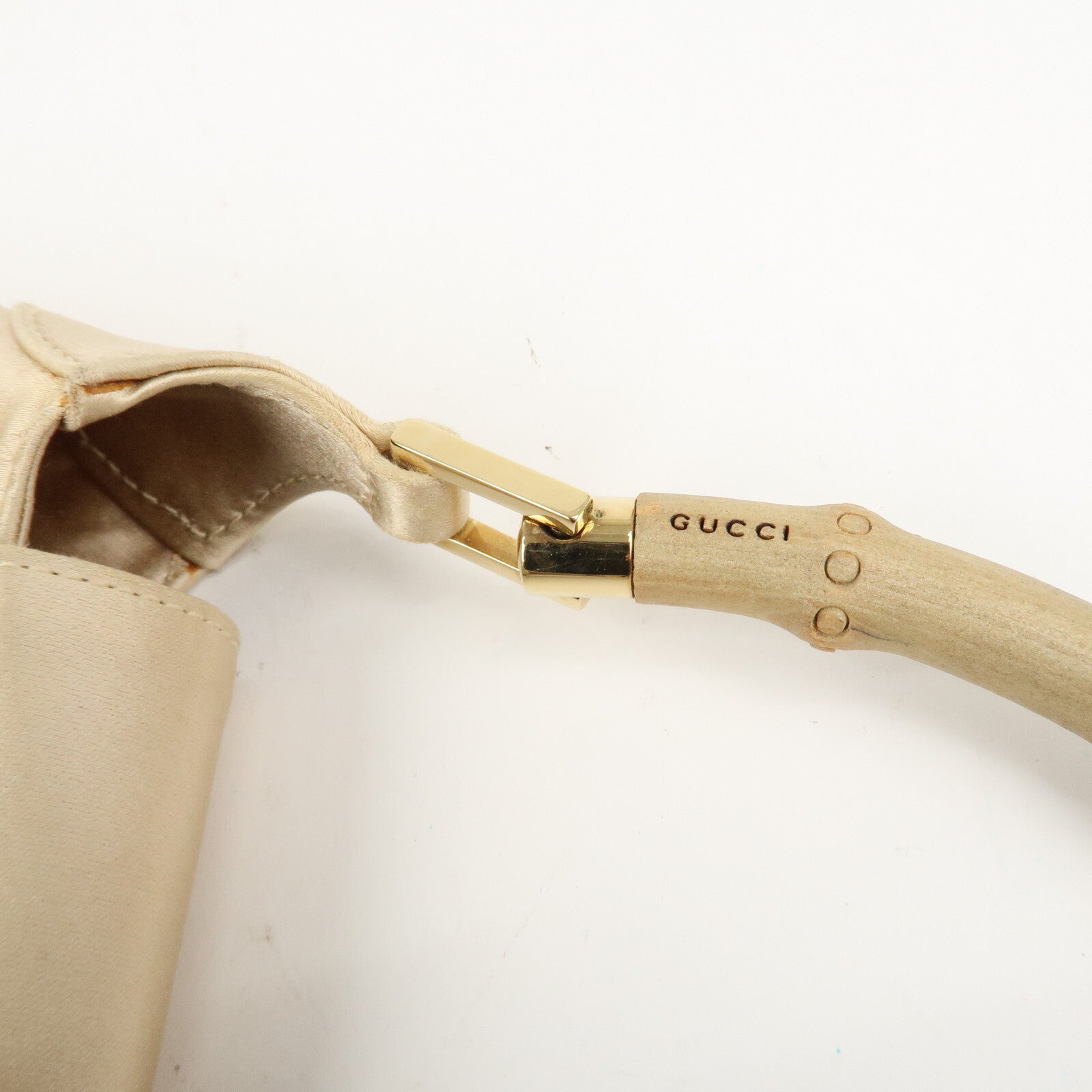 Gucci Mini Handbag - Beige, Satin