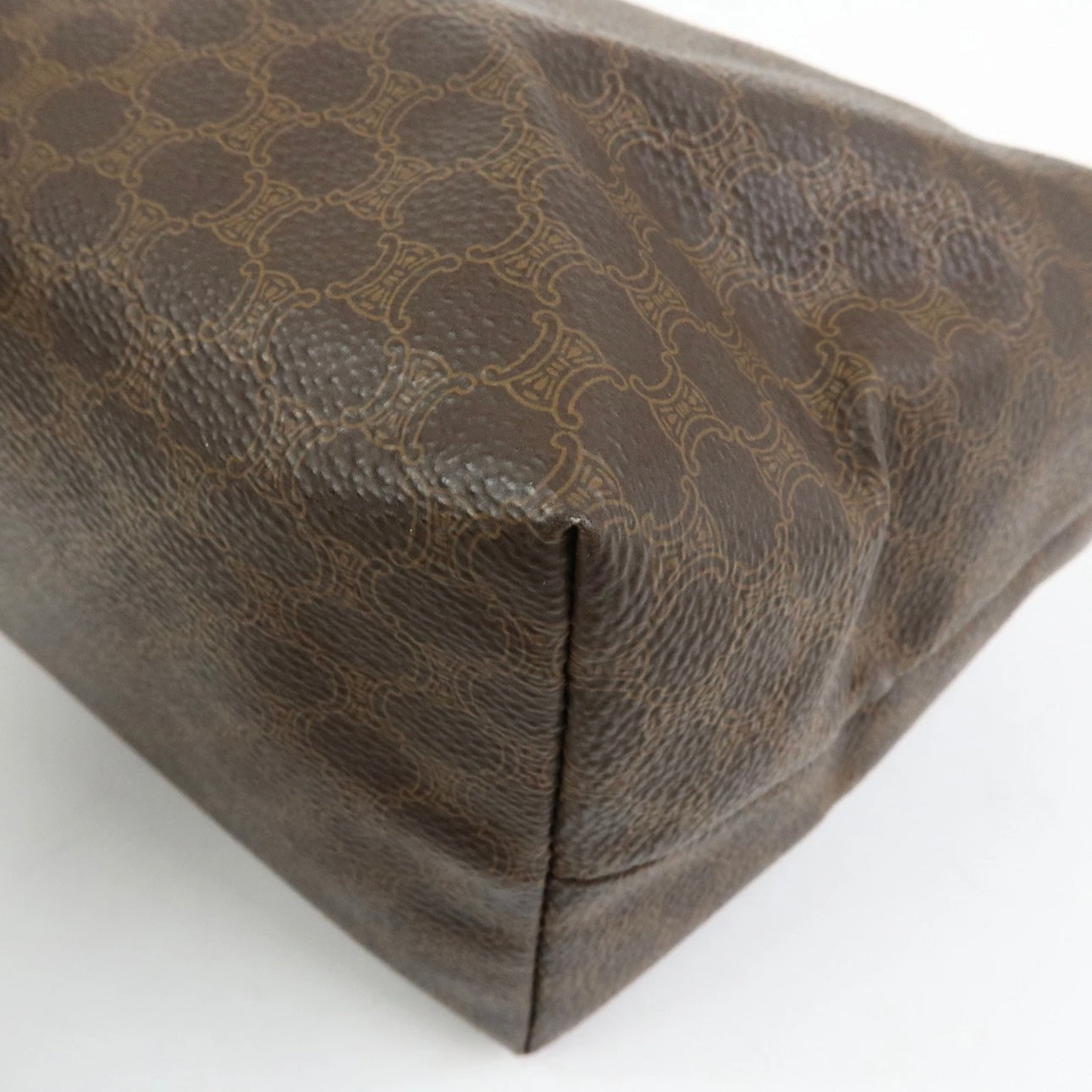 Celine Macadam Handbag Pochette - Brown, PVC