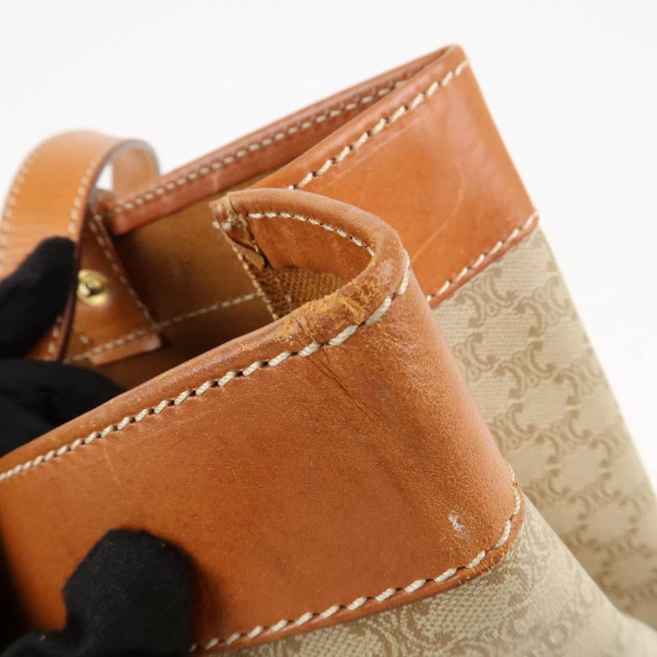 Celine Macadam Tote Shoulder Bag