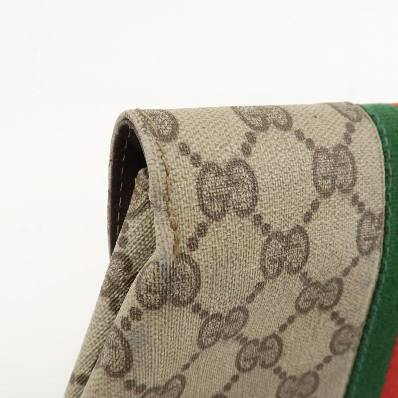 GUCCI GG Supreme Cosmetic Pouch Clutch Bag