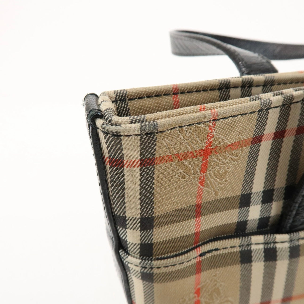 BURBERRY Nova Plaid Small Hand Bag