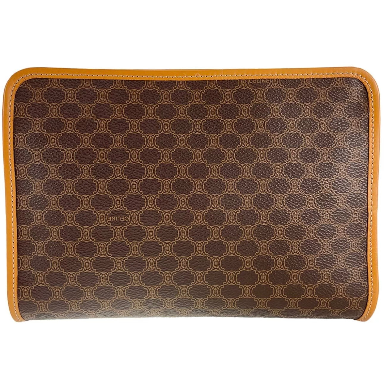 Macadam Leather PVC Clutch
