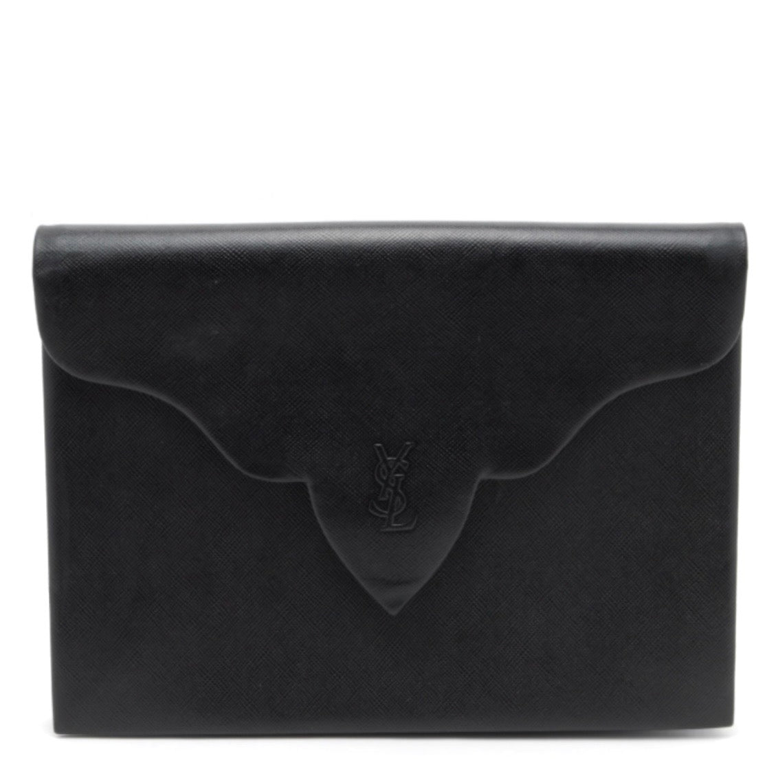 Saint Laurent Clutch Second Bag - Black, Leather