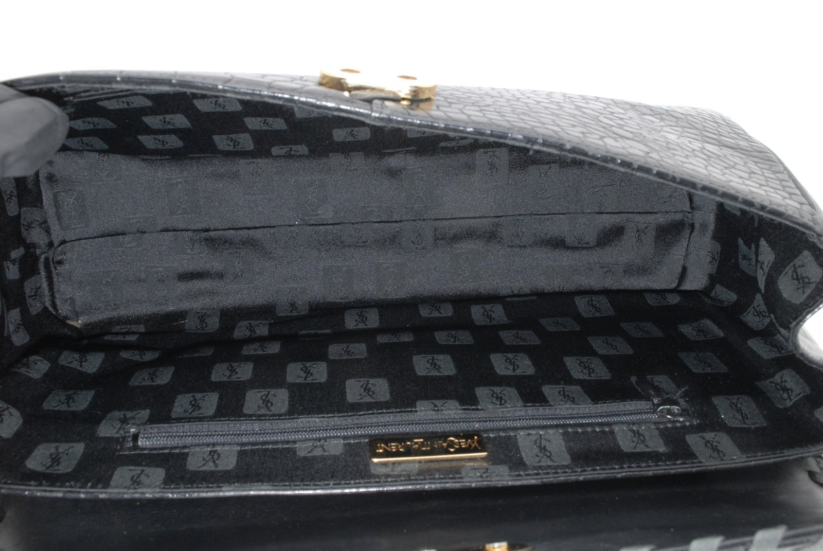 Saint Laurent Vintage Handbag - Black, Leather