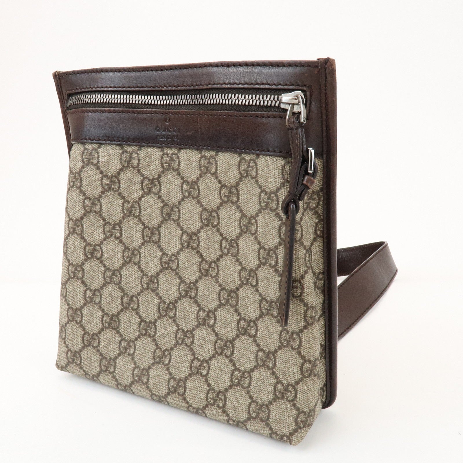 Gucci Shoulder Crossbody Bag - Brown, PVC Leather