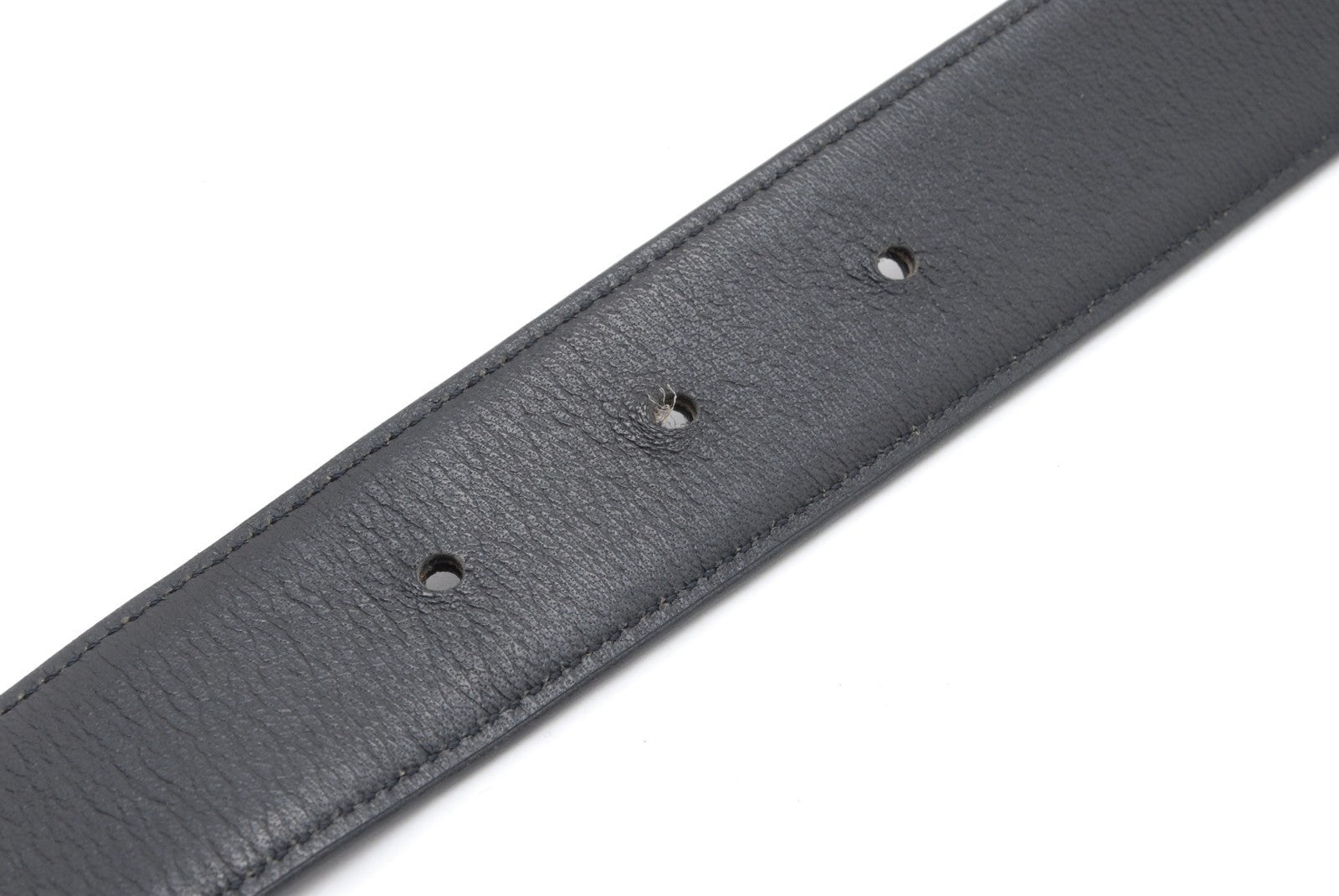 Saint Laurent Vintage YSL Logo Buckle Belt - Black, Leather