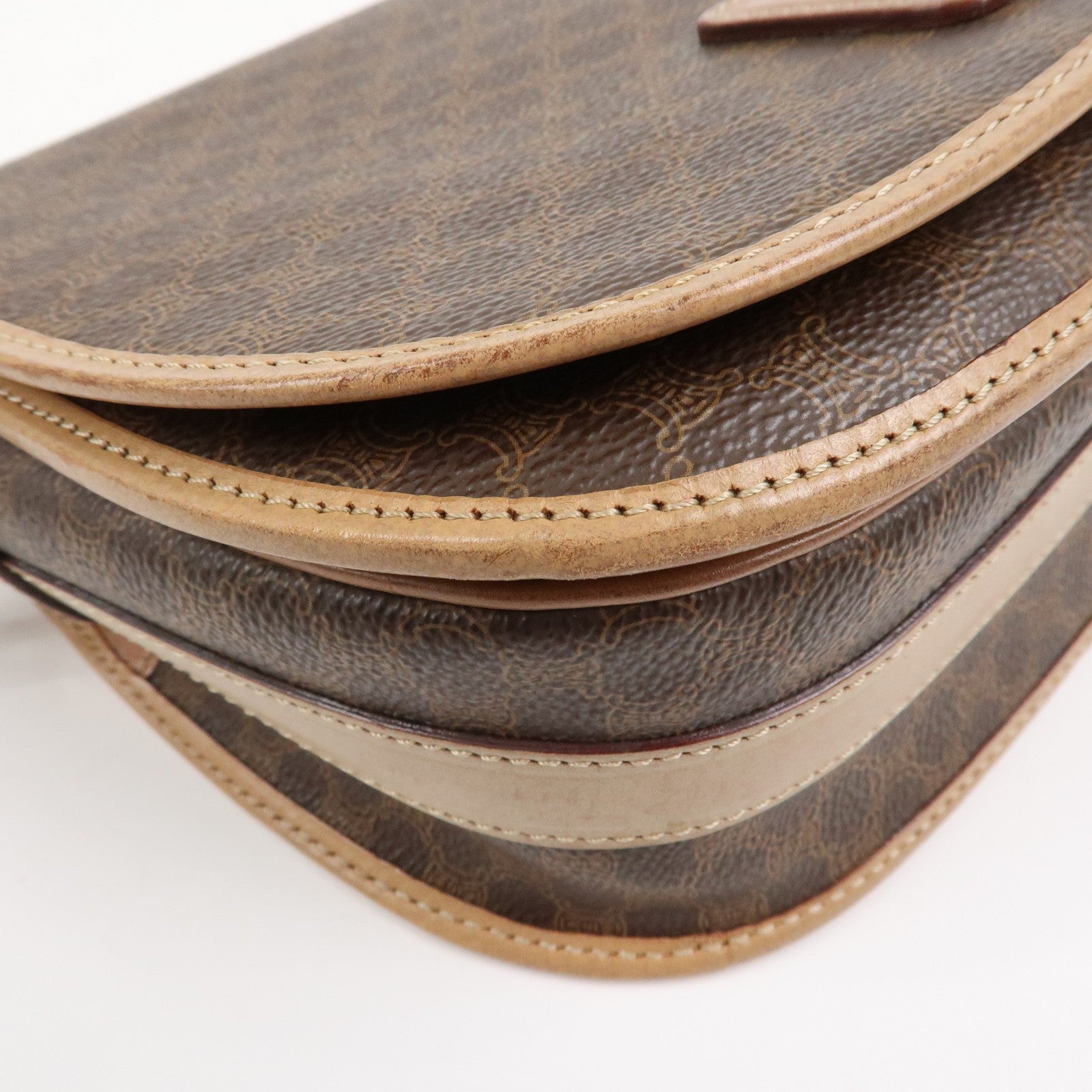 Celine Macadam Shoulder Bag - Brown, PVC