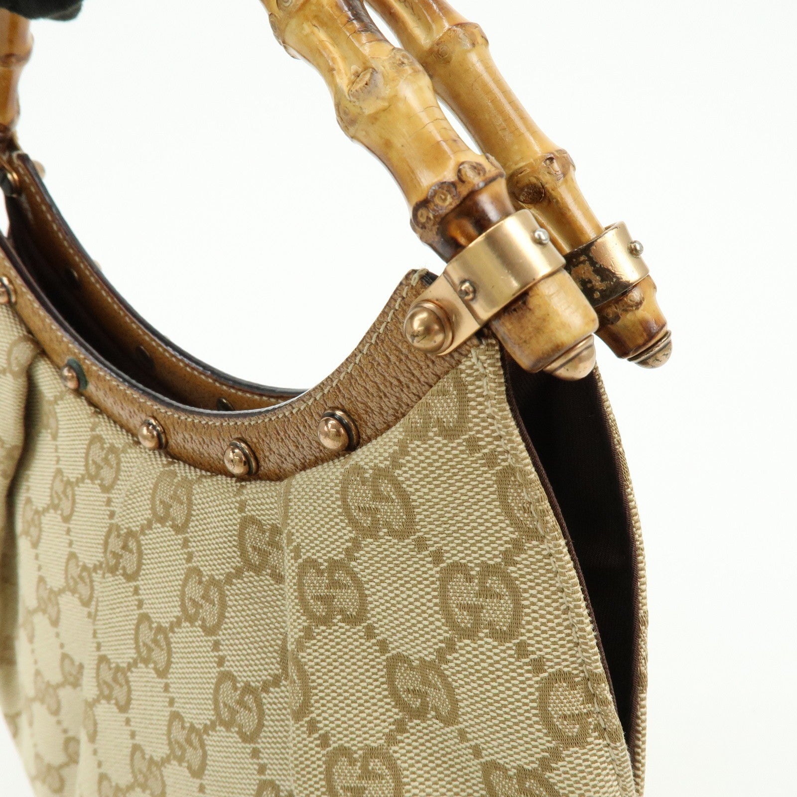 Gucci Tote Bag - Beige, GG Canvas and Leather