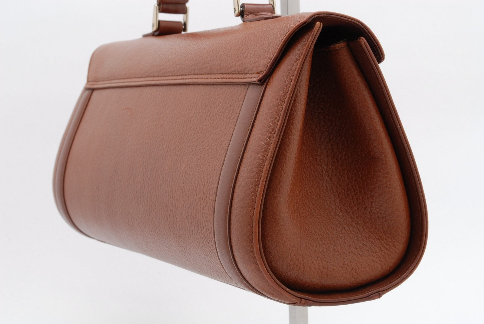 Burberry Burberrys Hand Bag - Brown, Leather
