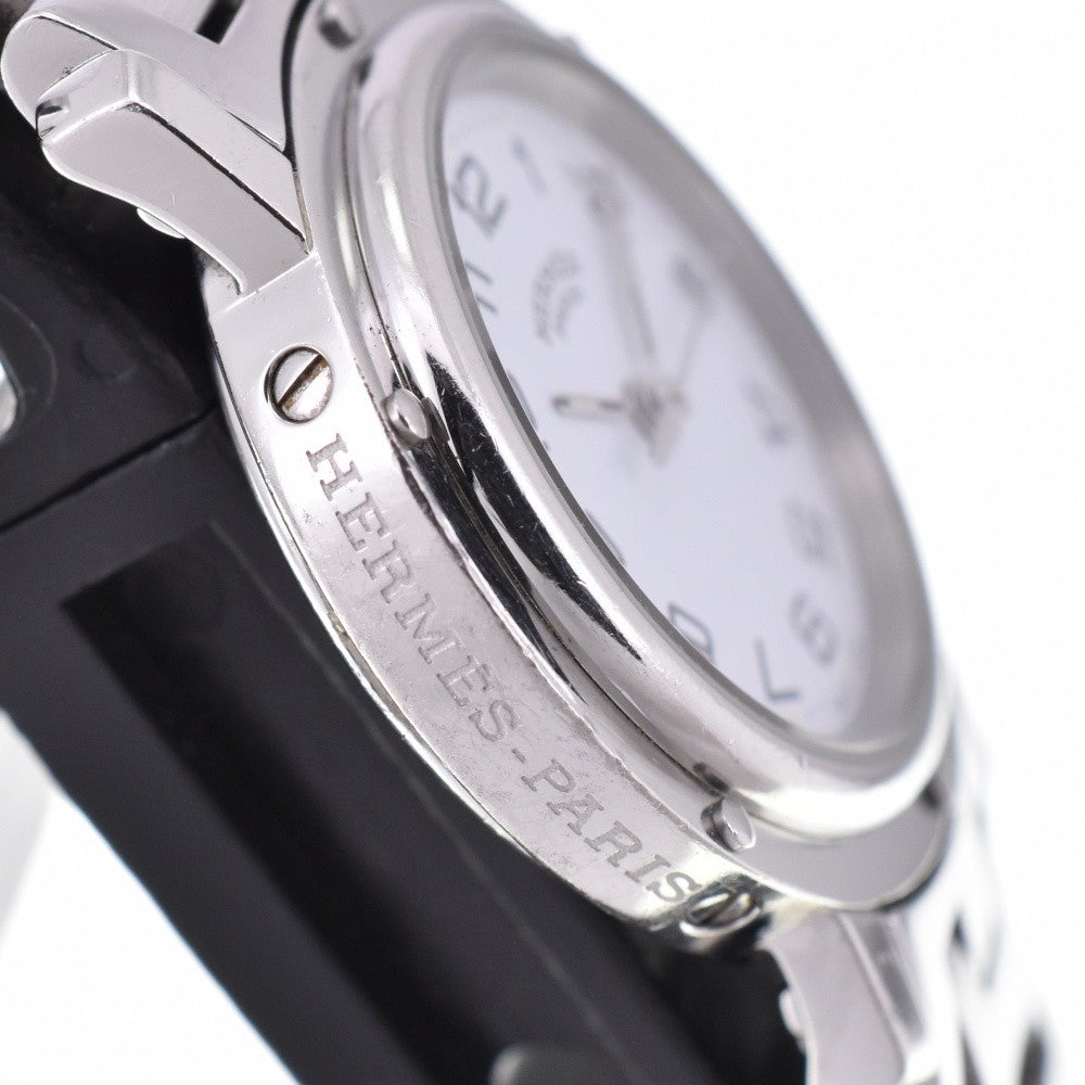 Hermès Clipper Date CL4.210 Watch - White, Stainless Steel