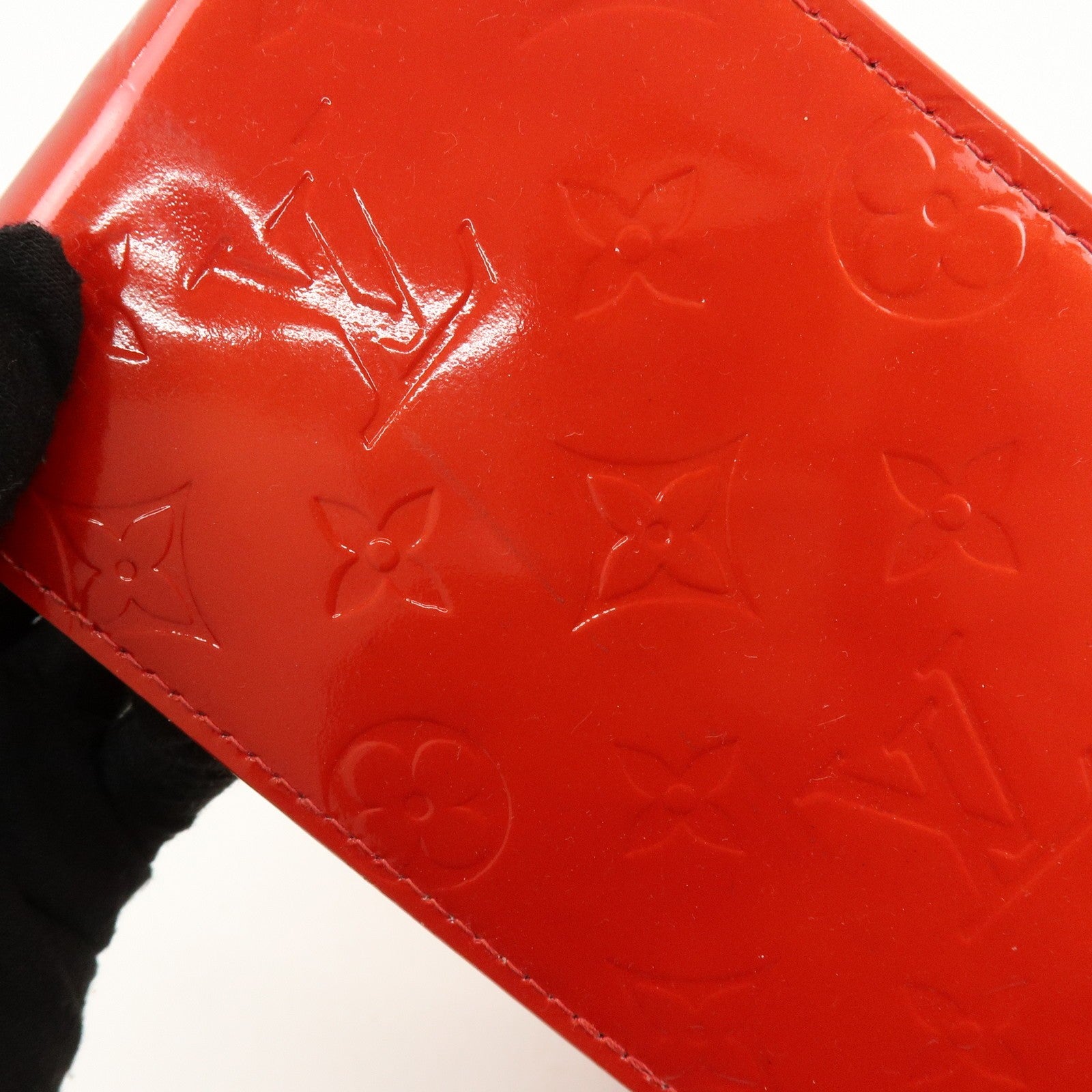 Louis Vuitton Monogram Vernis Lead PM Hand Bag - Rouge, Vernis Leather