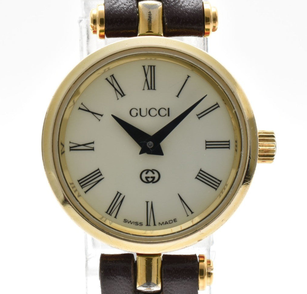 Gucci 2000L Wristwatch - Gold Ivory, Stainless Steel