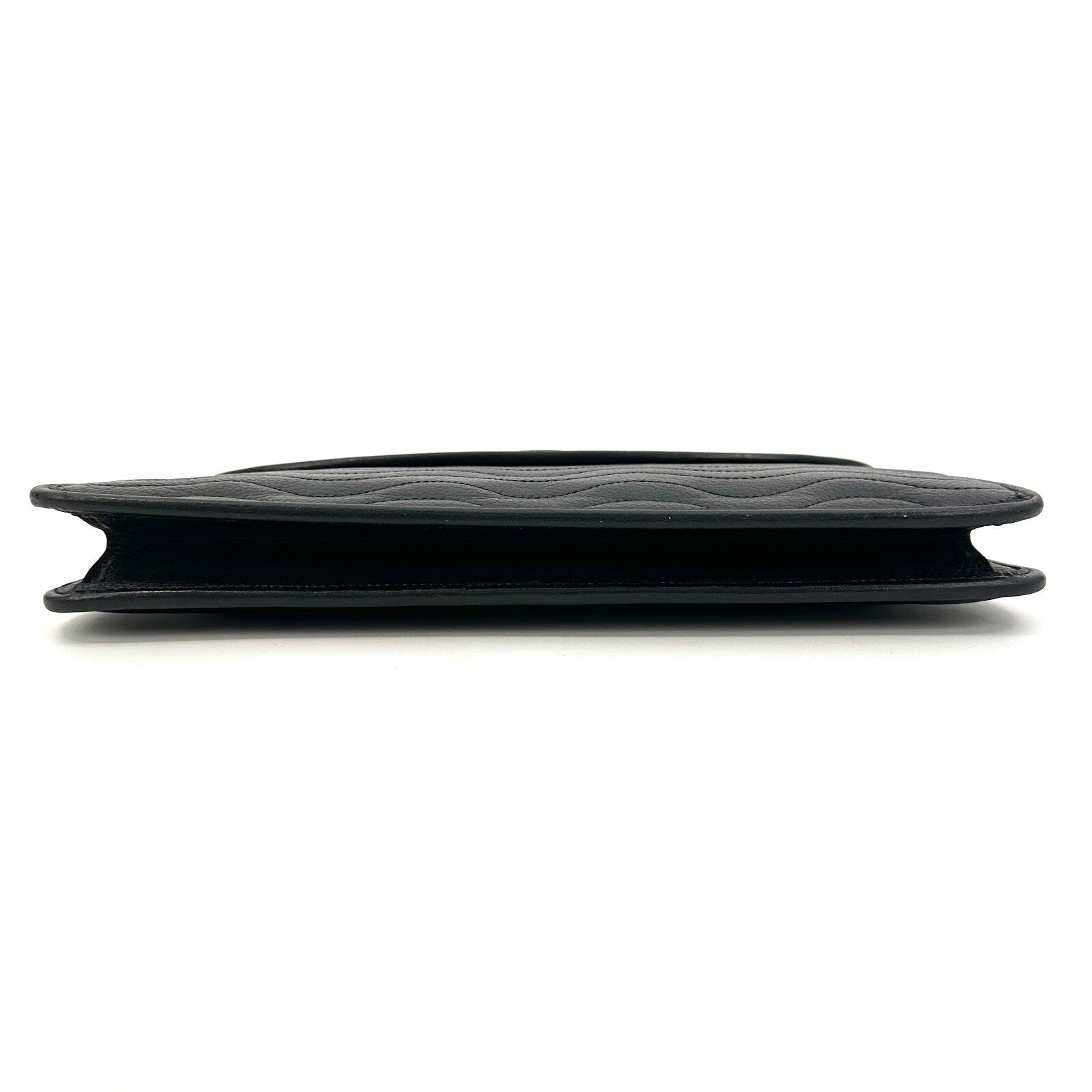 Saint Laurent Yves Clutch - Black, Leather