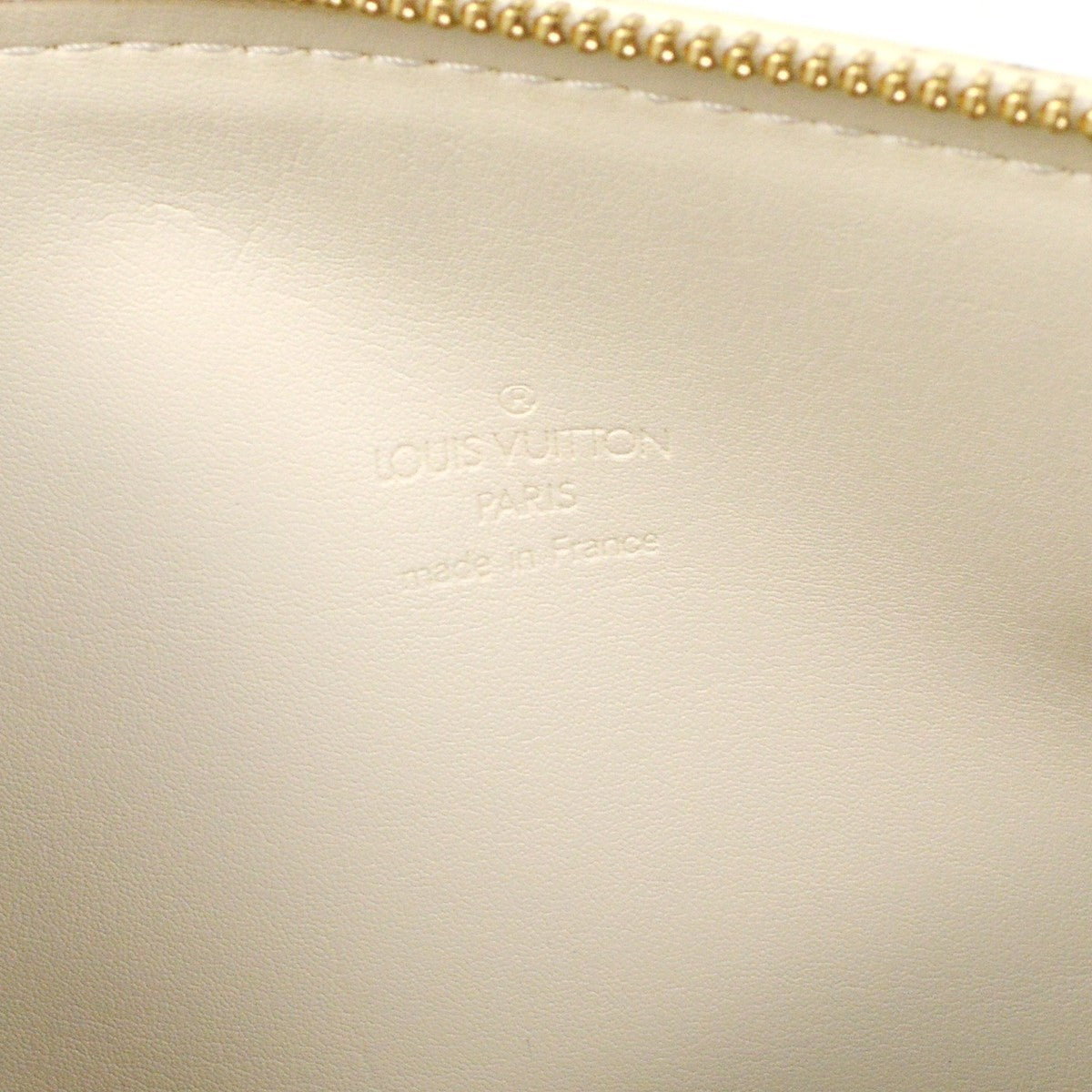 Louis Vuitton Bedford Handbag - White, Patent Leather