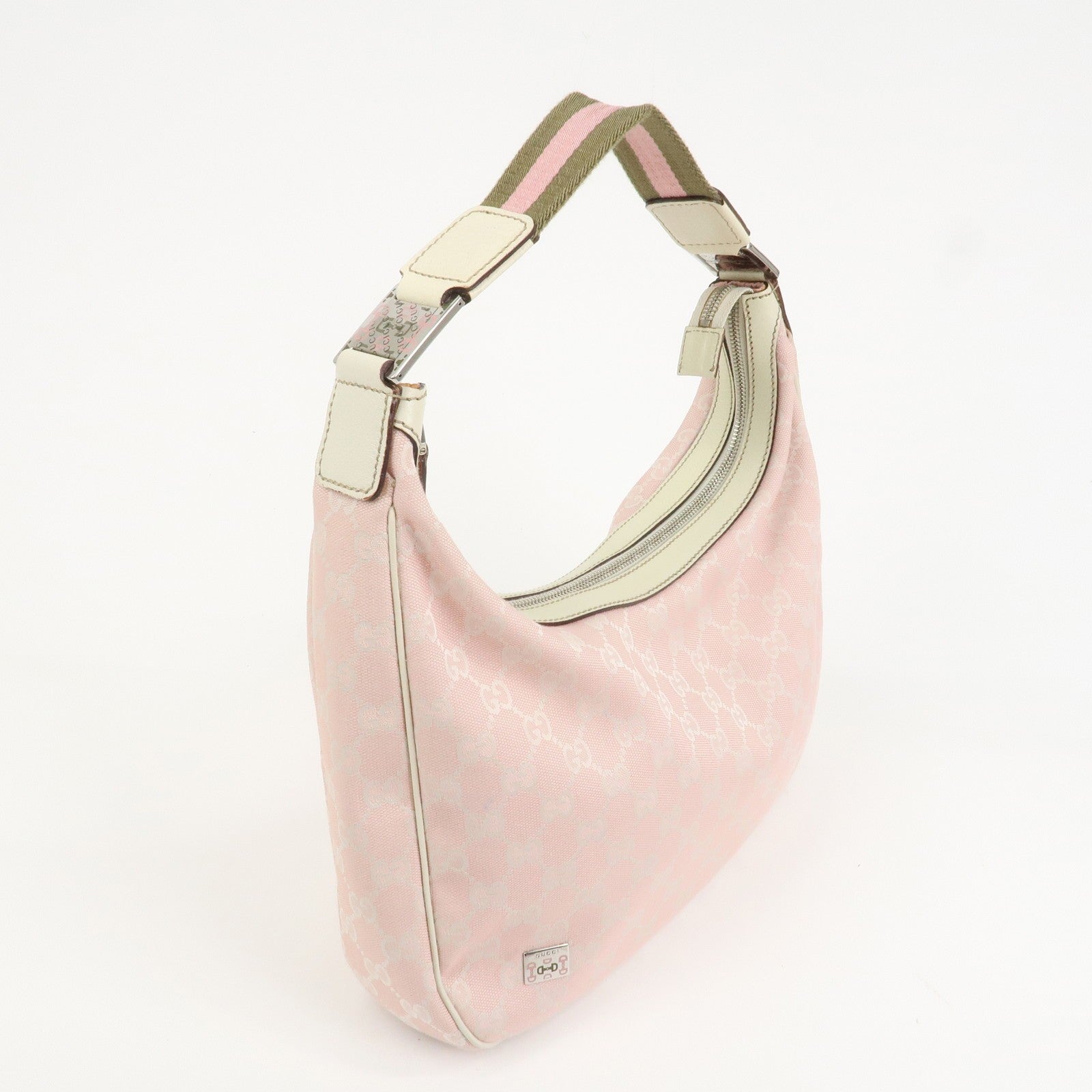Gucci Shoulder Bag - Pink, Canvas Leather