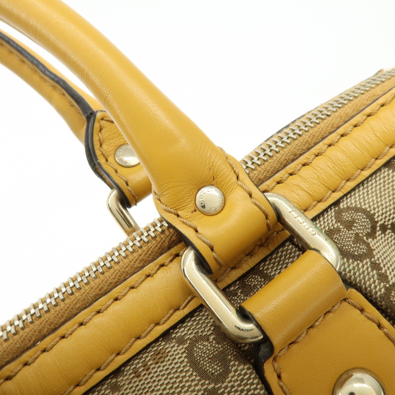 GUCCI Sukey Interlocking GG Canvas Leather 2Way Shoulder Bag