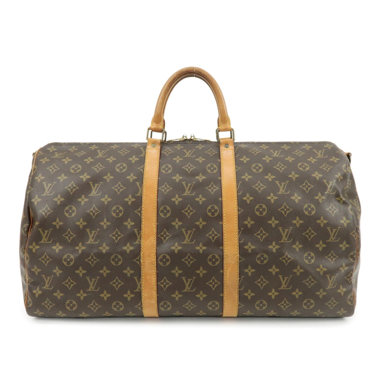 Louis Vuitton Keepall 55 Boston Bag - Monogram, Leather