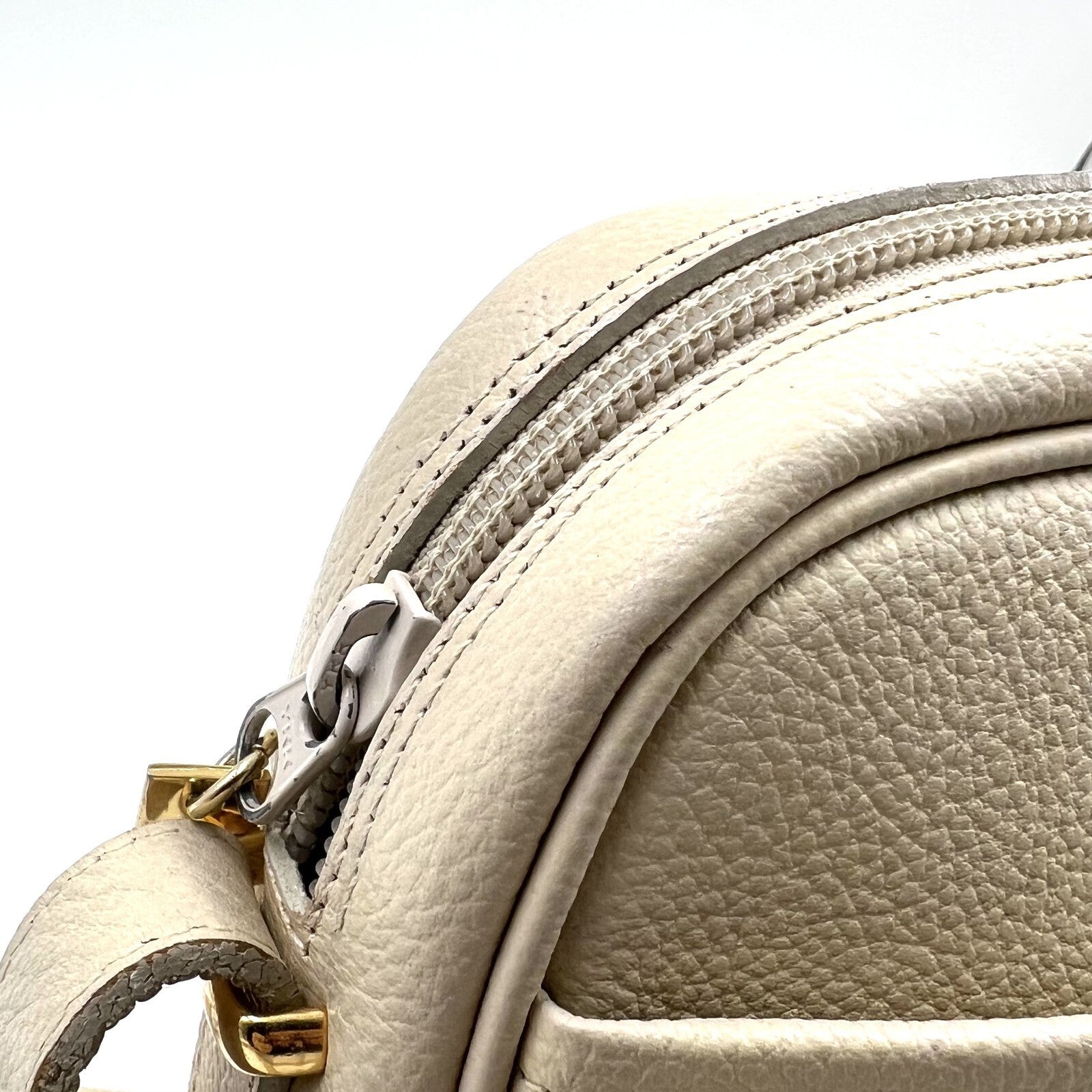 Saint Laurent Yves Shoulder Bag - Ivory, Leather