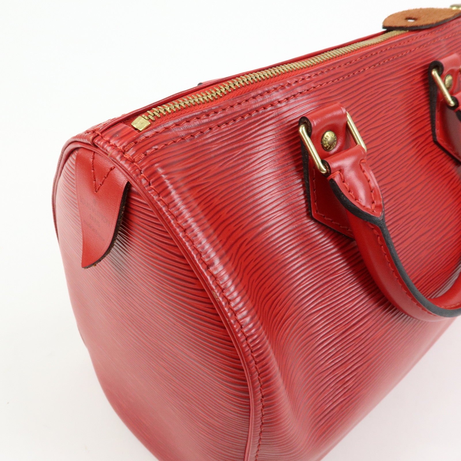 Louis Vuitton Epi Speedy 25 Boston Hand Bag - Castilian Red, Epi Leather