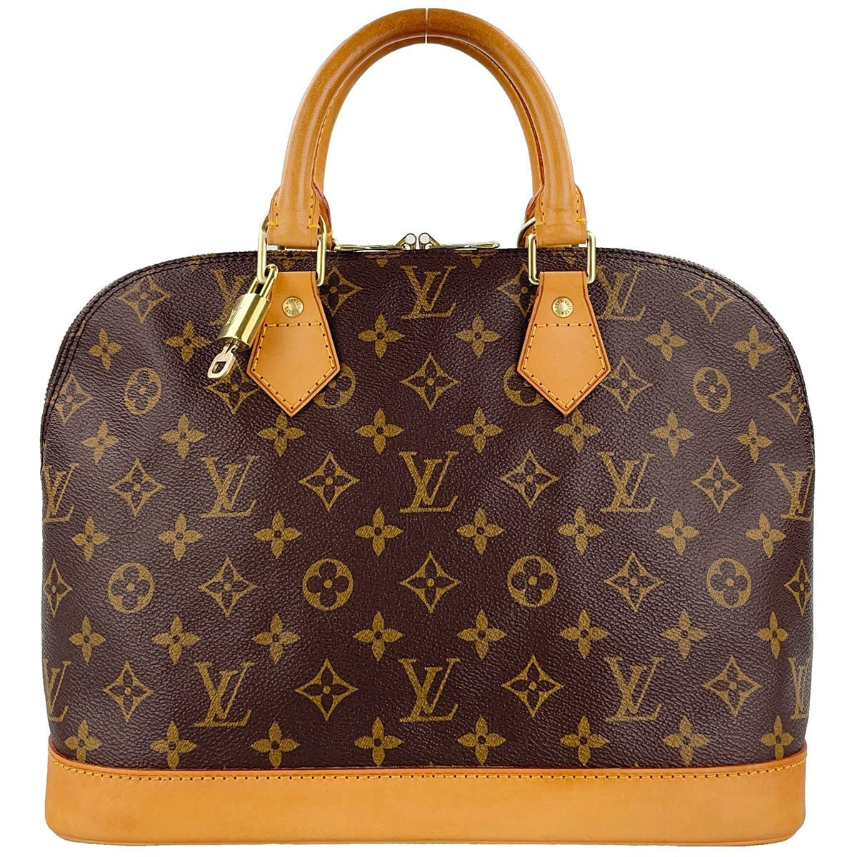 Louis Vuitton Alma Handbag - Brown, Leather