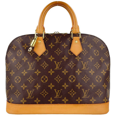 Louis Vuitton Alma Handbag - Brown, Leather