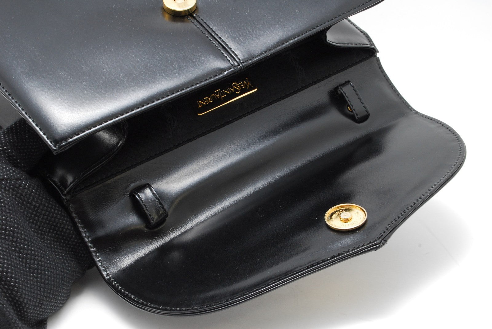 Saint Laurent Hand Tote Bag - Black, Leather