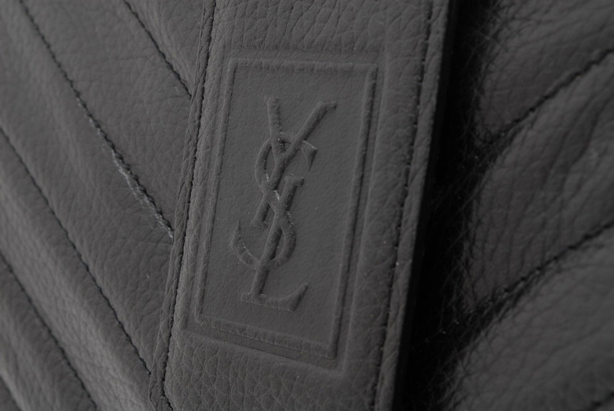 Saint Laurent Yves Saint Laurent Clutch Bag - Black, Leather