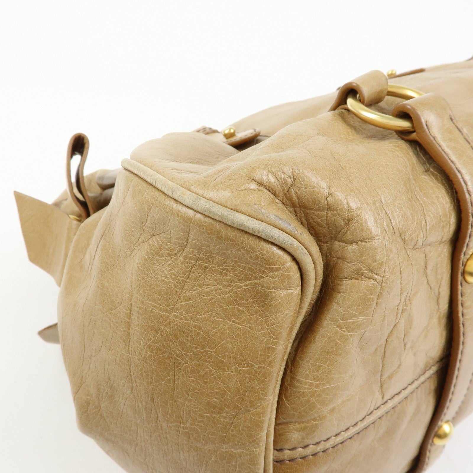 Miu Miu Handbag - Beige, Leather