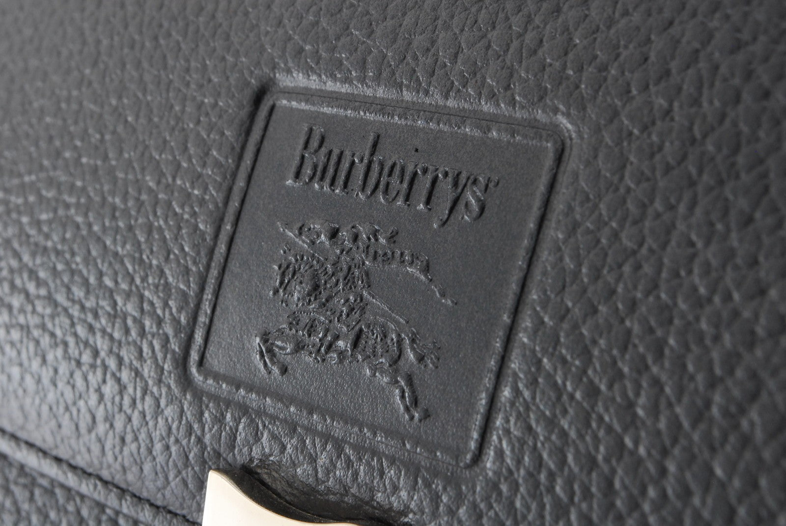 Burberry Nova Check Vintage Hand Tote - Black, Leather