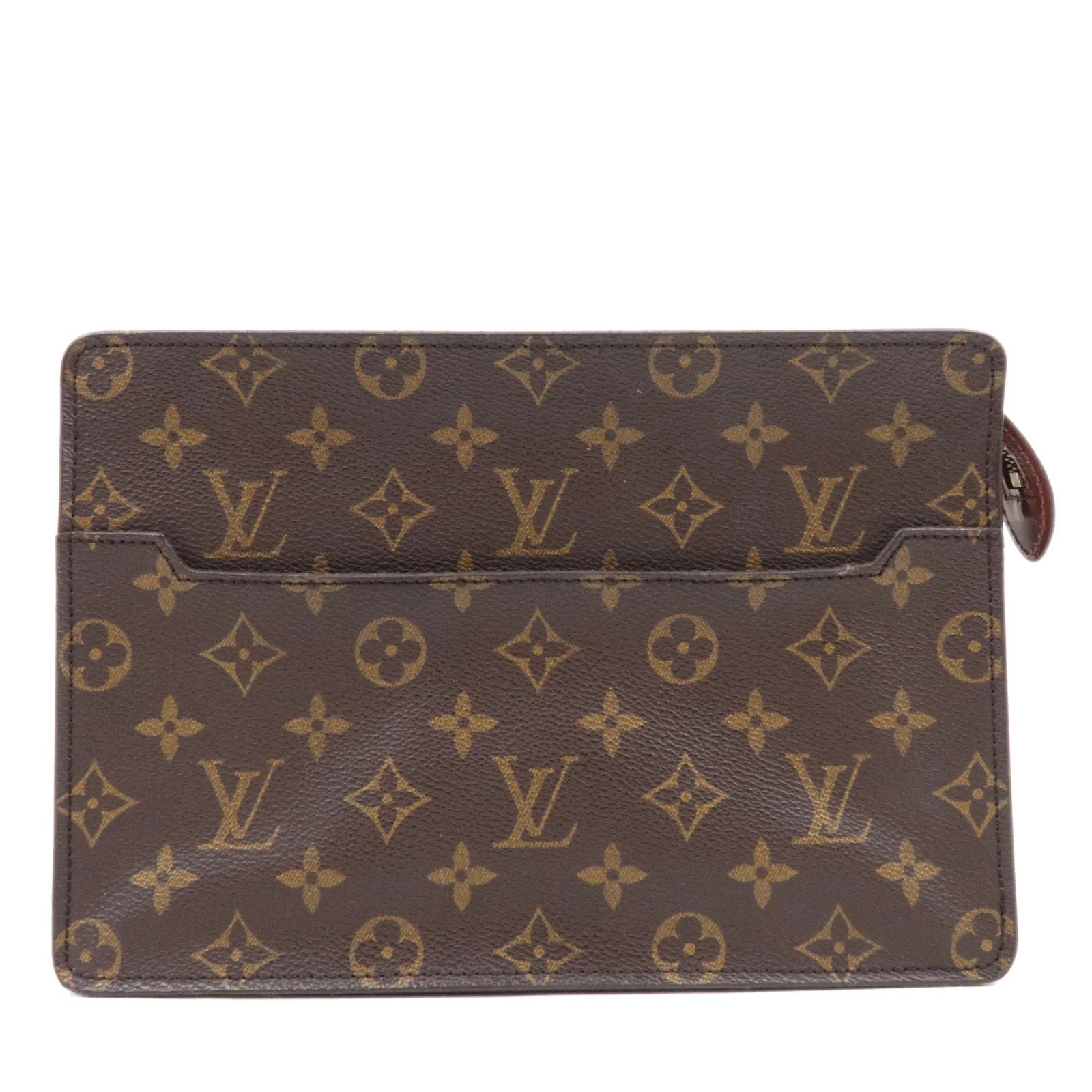 Louis Vuitton Monogram Pochette Homme Clutch Bag - Monogram, Canvas, Leather