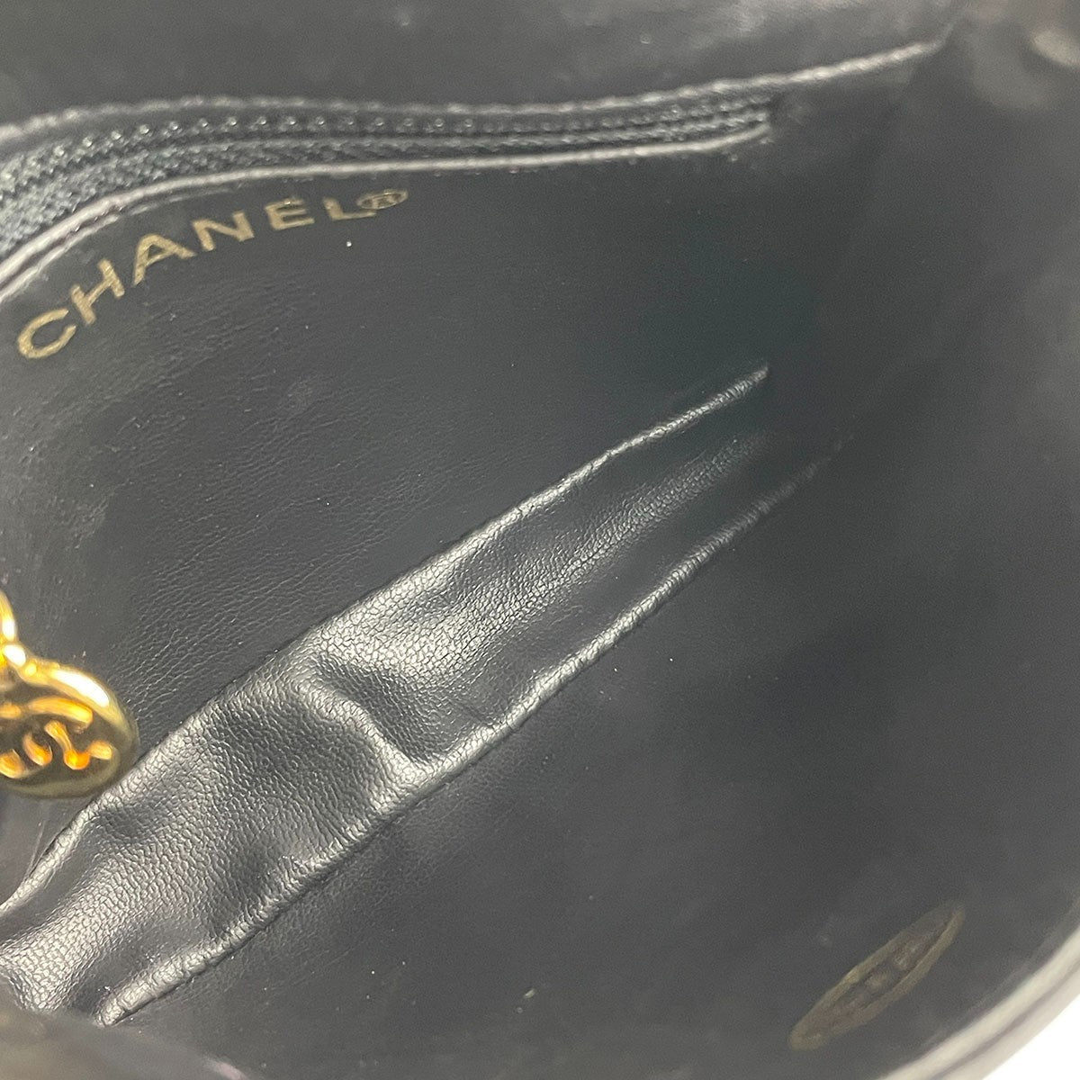 CHANEL Matelasse Waist Bag - Black, Lambskin Leather