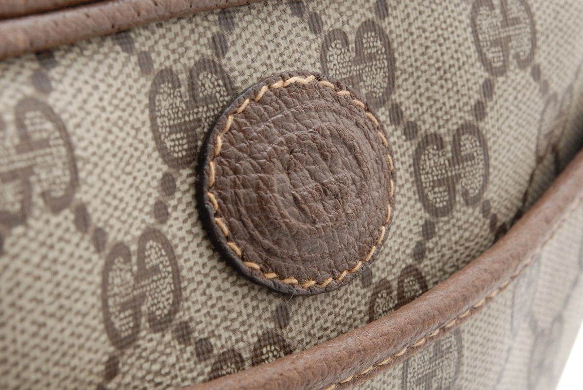 Gucci GG Shoulder Bag - Beige Brown, PVC Leather