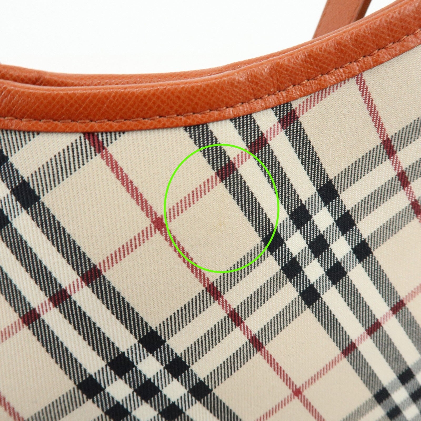 Burberry Nova Plaid Shoulder Bag - Beige, Canvas, Leather