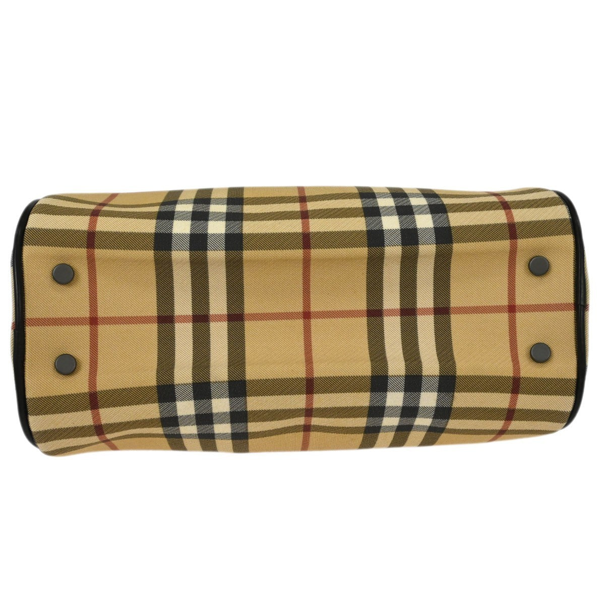 Burberry Check Handbag - Beige, PVC