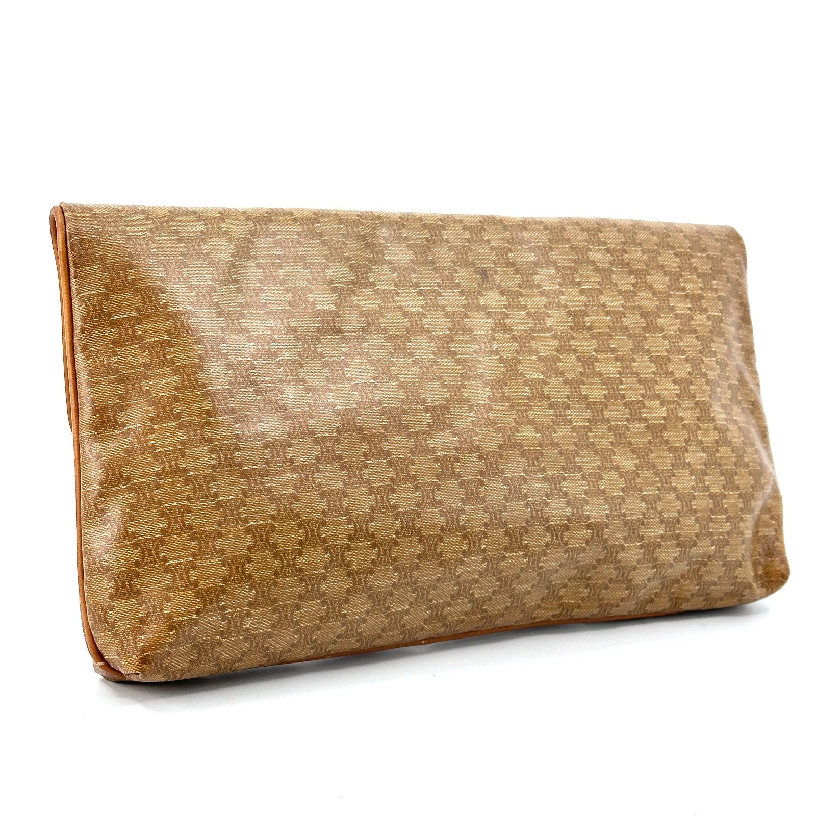 Celine Macadam Clutch Bag - Beige, PVC