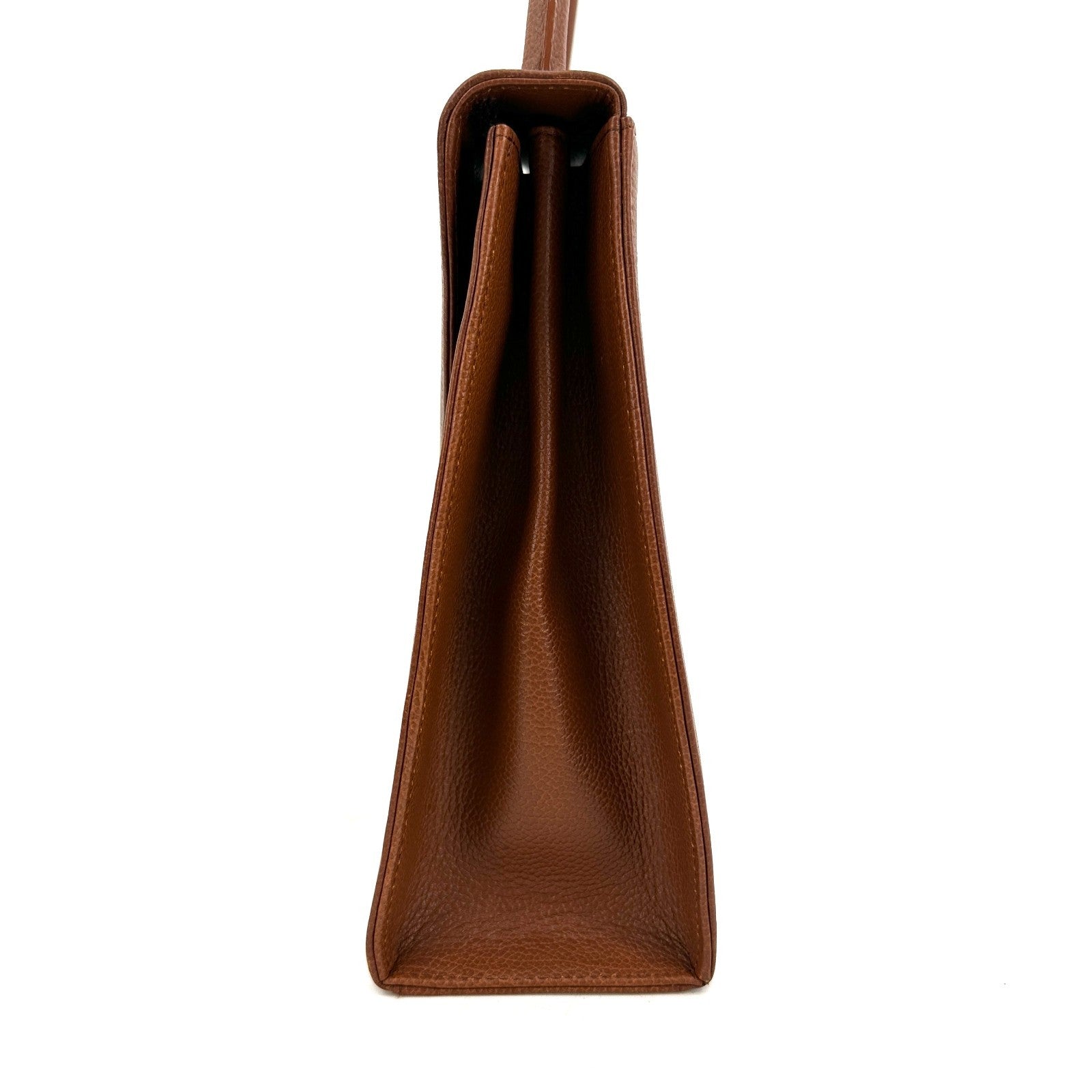 Saint Laurent Stitch Cassandra Handbag - Brown, Leather