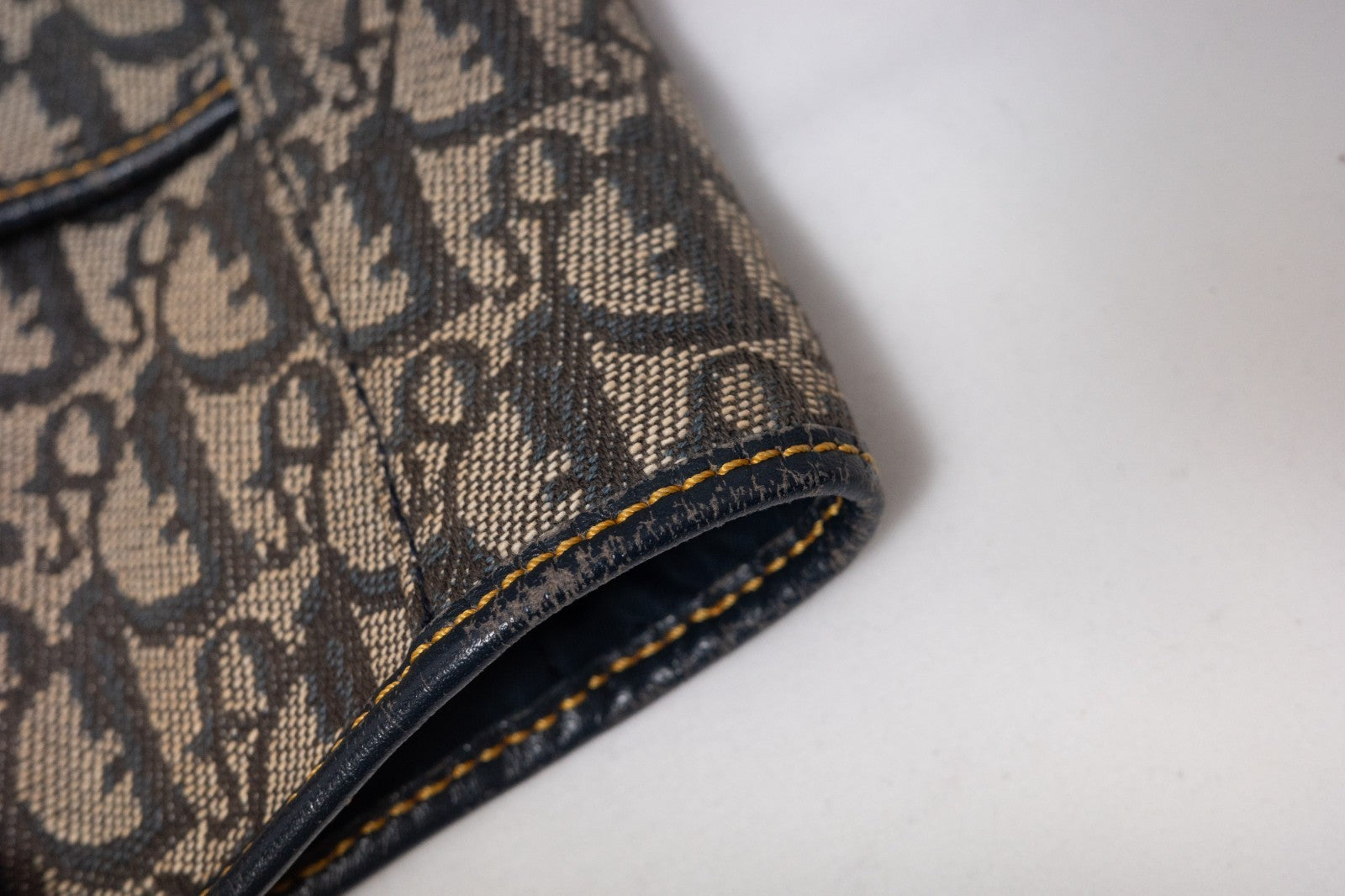 Dior Trotter Shoulder Tote Bag - Navy, Canvas
