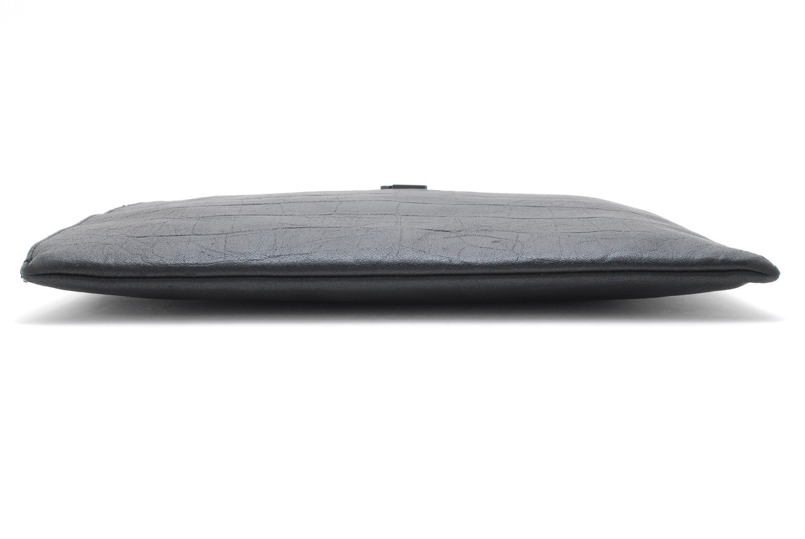 Saint Laurent Clutch Pouch Bag - Black, Leather