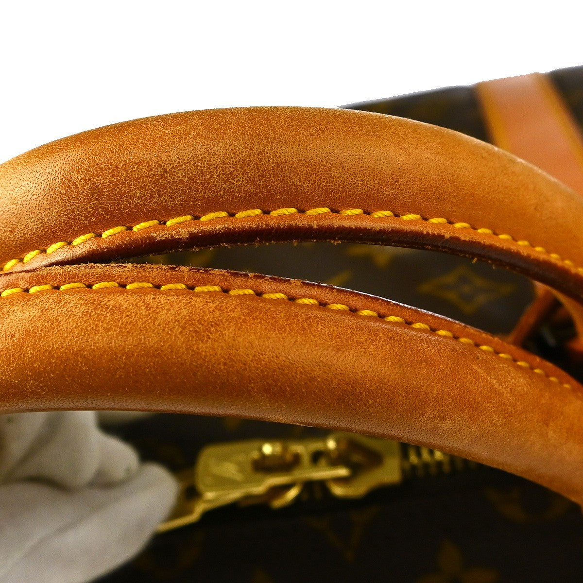 Louis Vuitton Monogram Keepall 55 Travel Duffle Handbag - Brown, Leather and Monogram Canvas