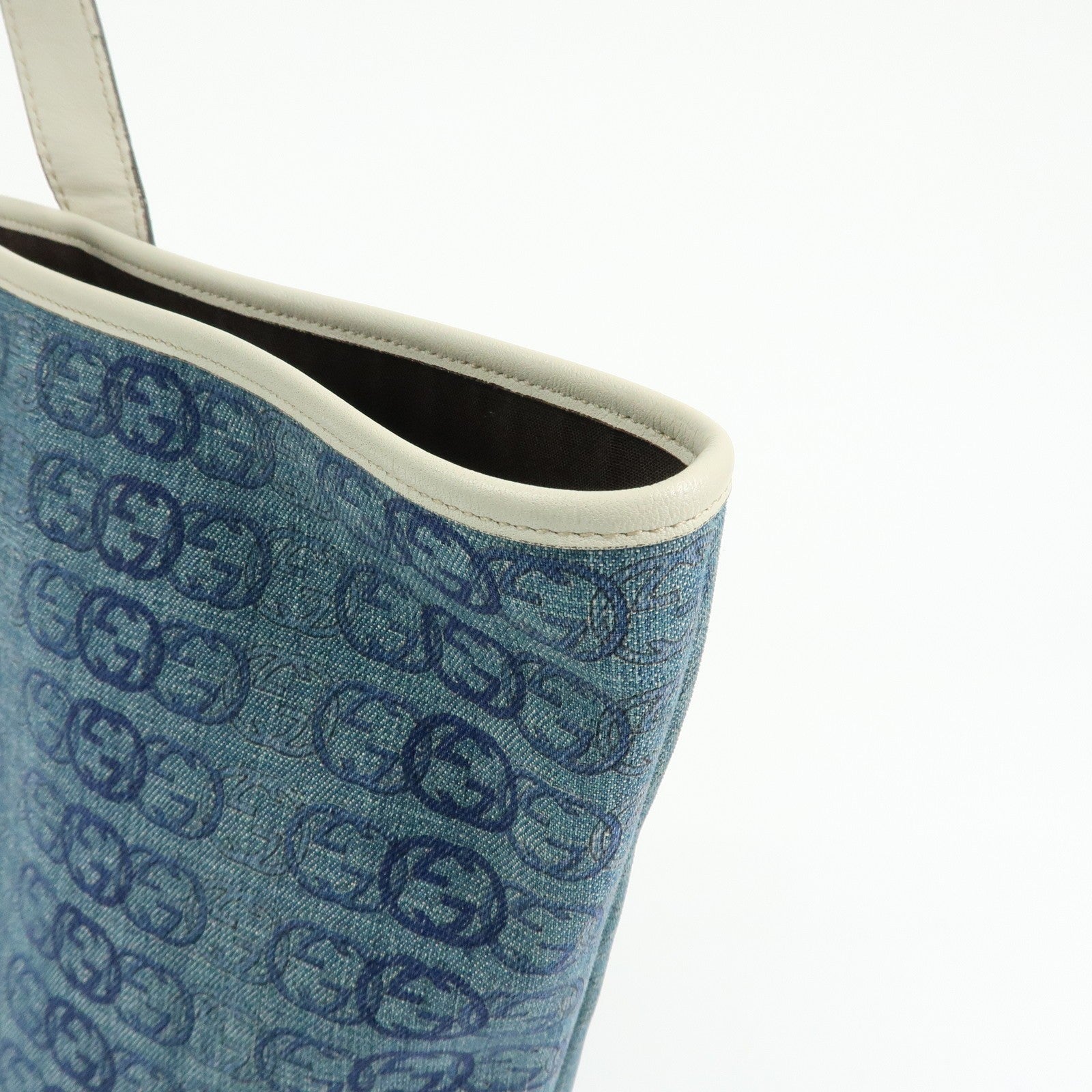 Gucci Tote Bag - Denim, GG Denim and Leather
