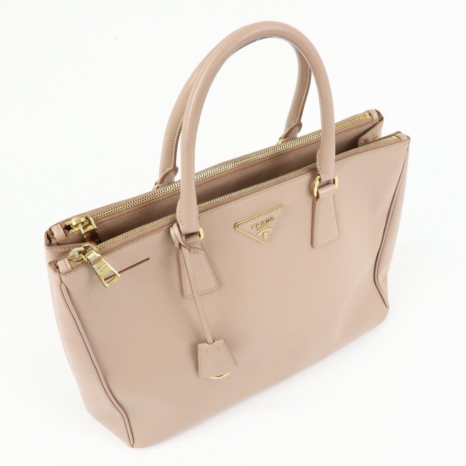 Prada Galleria Tote Handbag - Pink Beige, Saffiano Leather