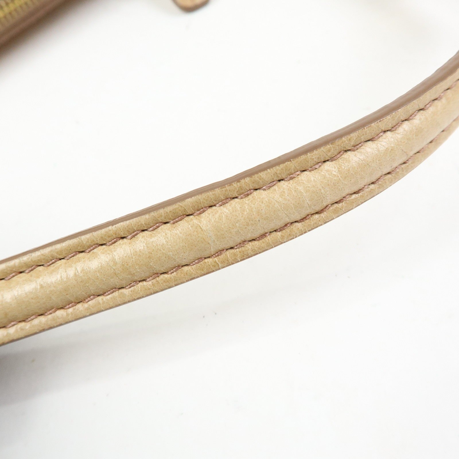 Miu Miu Double Sided Ribbons Handbag - Beige, Leather