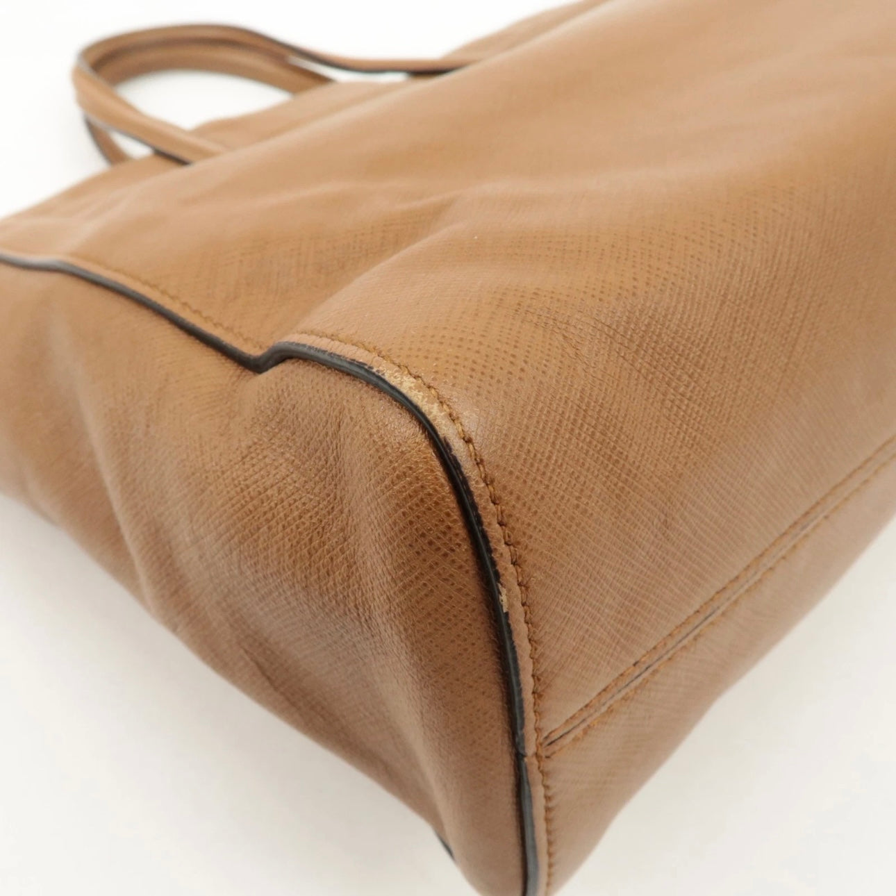 PRADA 2 way bag - Brown, Leather