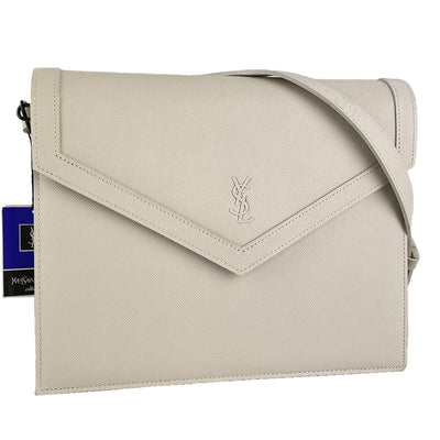 Saint Laurent Shoulder Bag - Off White, Leather