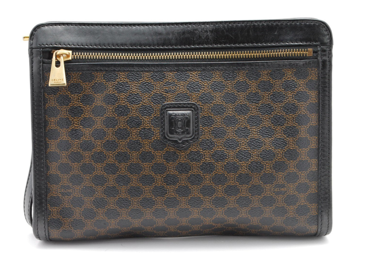 Celine Pouch - Brown, PVC